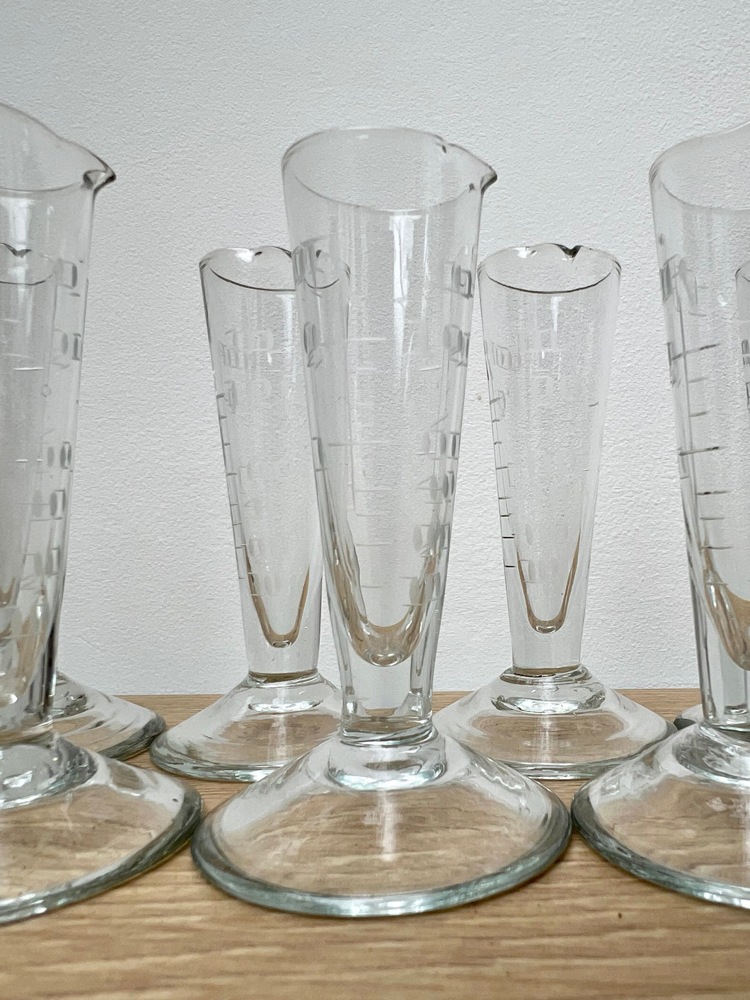 Victorian Hand Blown fl.oz Apothecary Measure