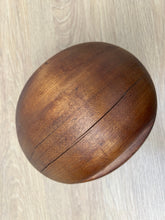 Load image into Gallery viewer, Antique Industial Wooden Millinery Hat Block with Pinch Detail
