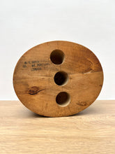 Load image into Gallery viewer, Vintage Wooden Crown Hat Block/Mould
