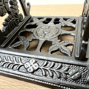 A Beautiful Cast Iron Victorian Pen Rest/Stand Dated 1886