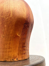 Load image into Gallery viewer, Antique Milliners Hat Block Dolly Head Mould
