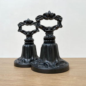 Pair of Antique Cast Iron Kenrick Door Porters