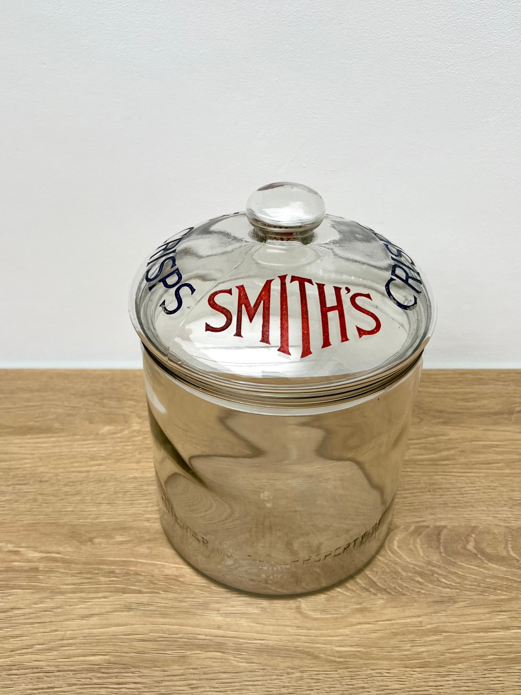 1920's Smith's Crisps Shop Counter Glass Jar