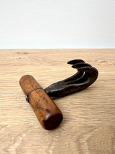 Load image into Gallery viewer, Antique Wrought Iron Three-Pronged Sack/Bag Hook
