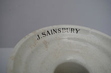 Load image into Gallery viewer, Late Victorian 'J.SAINSBURY' Ironstone Pink Ham Stand
