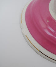 Load image into Gallery viewer, Late Victorian 'J.SAINSBURY' Ironstone Pink Ham Stand
