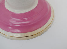 Load image into Gallery viewer, Late Victorian 'J.SAINSBURY' Ironstone Pink Ham Stand

