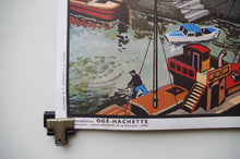 Load image into Gallery viewer, 1960&#39;s French &#39;Oge-Hachette&#39; Double-Sided Educational Poster No. 18 &amp; 24
