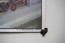Load image into Gallery viewer, 1960&#39;s French &#39;Oge-Hachette&#39; Double-Sided Educational Poster No. 18 &amp; 24
