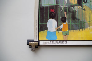 1960's French 'Oge-Hachette' Double-Sided Educational Poster No. 30 & 25