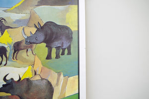 1960's French 'Oge-Hachette' Double-Sided Educational Poster No. 30 & 25