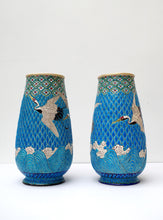 Load image into Gallery viewer, Pair of Japanese Kinkozan Vases
