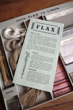 Load image into Gallery viewer, Flax Spinners &amp; Manufacturering Vintage Educational Sample Box
