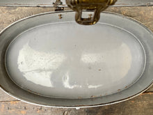 Load image into Gallery viewer, German Enamel Bread Bin c.1920's
