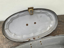 Load image into Gallery viewer, German Enamel Bread Bin c.1920's
