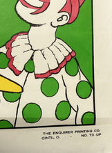 Load image into Gallery viewer, A 1950’s U.S. Wood Block-Printed Martin Downs Circus Poster by The Enquirer Printing Company
